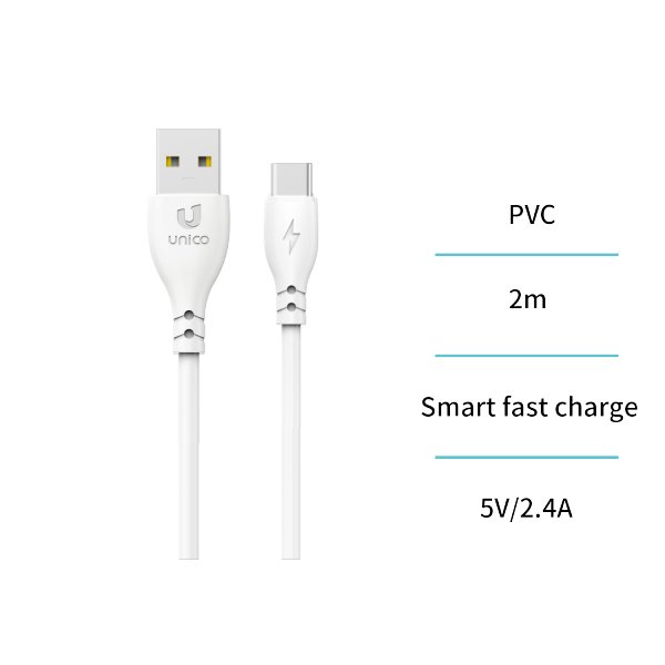 Cavo USB Type - A a USB Type - C, 2.4A, 2M - TongDa