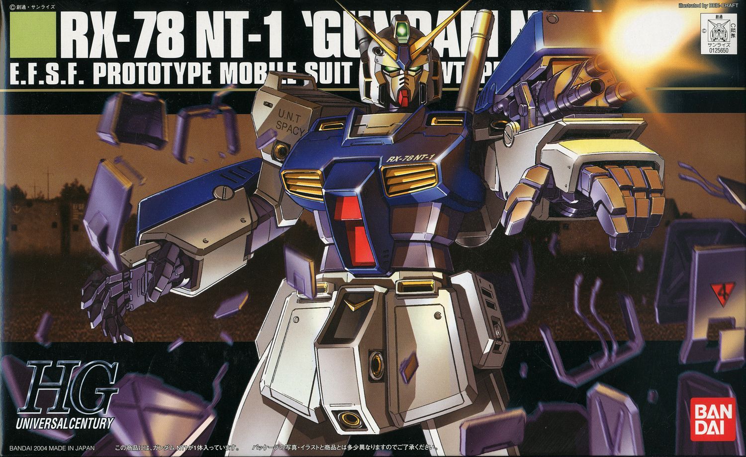 HGUC RX - 78 NT - 1 Gundam GUNPLA High Grade Gundam 0080 1/144 - TongDa